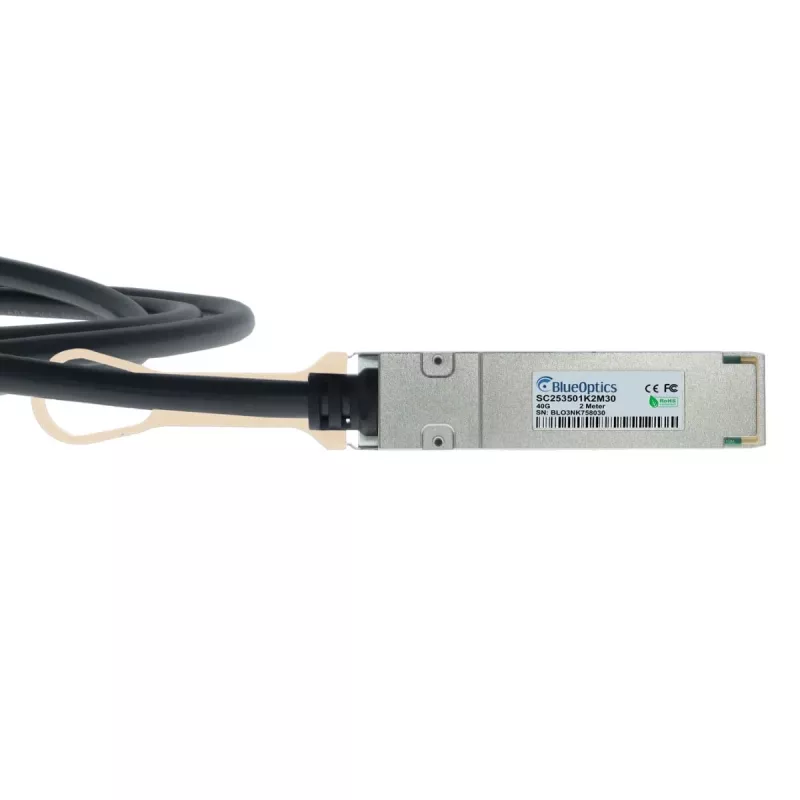 BlueOptics Check Point CPAC-TR-40SPLIT-QSFP-2M συμβατό BlueLAN QSFP DAC SC253501K2M30