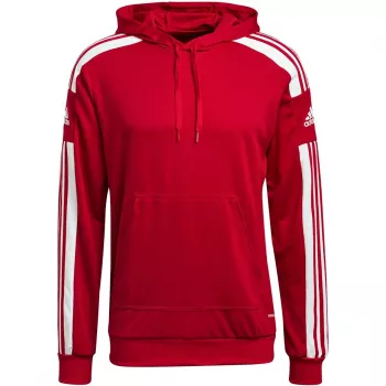 adidas Squadra 21 φούτερ με κουκούλα Team Power Red/Λευκό ανδρικό μέγεθος S