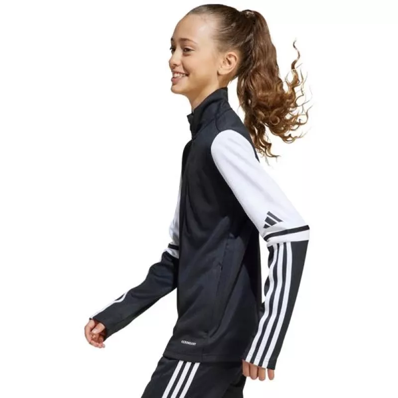adidas Squadra 25 Hoody παιδικό μαύρο/λευκό 128cm