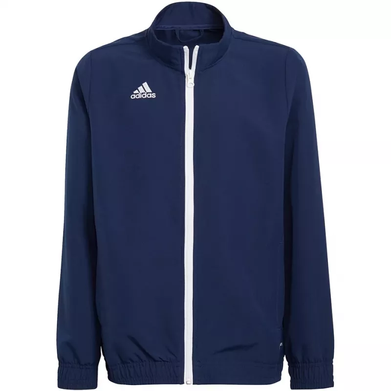 adidas Entrada 22 μπουφάν παρουσίασης Navy μπλε νεανικό 128cm