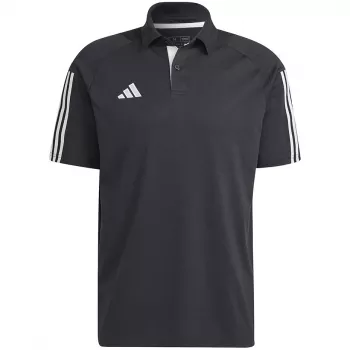 adidas Tiro 23 Competition Polo Ανδρικό T-Shirt Μαύρο HK8051 S