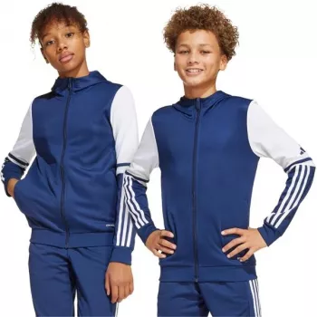 adidas Squadra 25 Παιδικό Φούτερ με Κουκούλα Team Navy Blue/Λευκό Μέγεθος 152