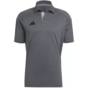 adidas Tiro 23 Competition polo t-shirt γκρι Vier/μαύρο HU1344 S