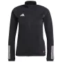 adidas Tiro 23 Competition αθλητικό φούτερ προπόνησης μαύρο HK7651