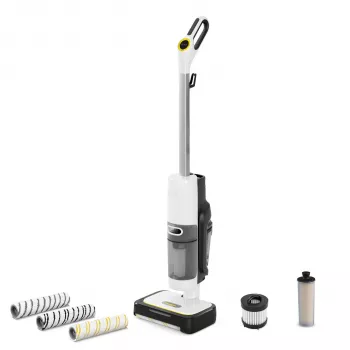 Kärcher SCV 4 Deluxe Select ατμοκαθαριστής με ρύθμιση ατμού 2 σταδίων, δεξαμενή 1,3 L, 2000 W, EasyFix-επίπεδη βούρτσα, λειτουργία επαναπλήρωσης