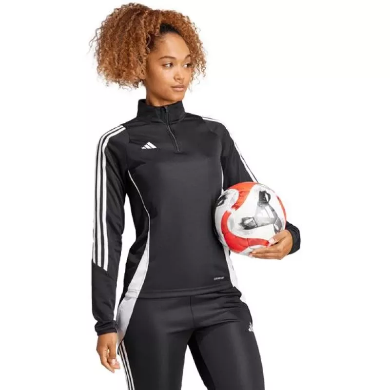 adidas Tiro 24 γυναικείο αθλητικό τοπ προπόνησης μαύρο μέγεθος M
