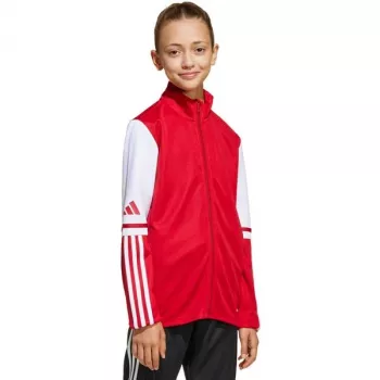 adidas Squadra 25 παιδικό αντιανεμικό μπουφάν προπόνησης κόκκινο JD4797 152cm