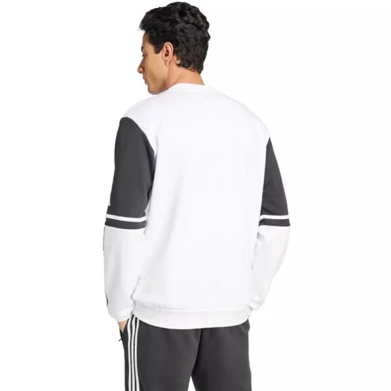 adidas Squadra 25 ανδρικό φούτερ Sweat Crew λευκό/μαύρο XL