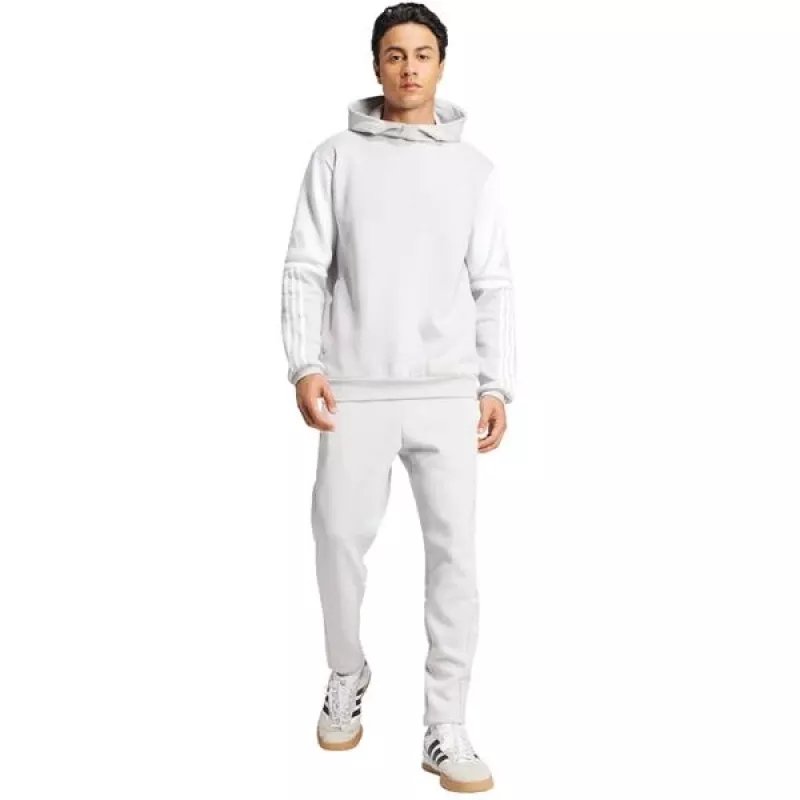 adidas Squadra 25 ανδρικό φούτερ με κουκούλα Medium Grey Heather μέγεθος L