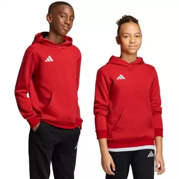 adidas Entrada 26 παιδικό φούτερ με κουκούλα κόκκινο 164cm