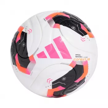 adidas Conext 26 Pro Match ποδοσφαιρική μπάλα μέγεθος 5 λευκό ροζ μαύρο KE5866