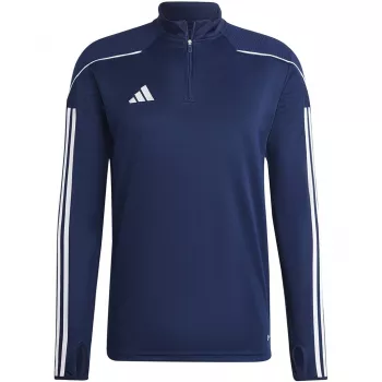 adidas Tiro 23 League αντρικό αθλητικό τοπ Navy Blue Slim Fit με φερμουάρ τετάρτου μακριά μανίκια HS7229 M