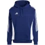 adidas Tiro 24 αντρικό αθλητικό φούτερ με κουκούλα Blue IR7546