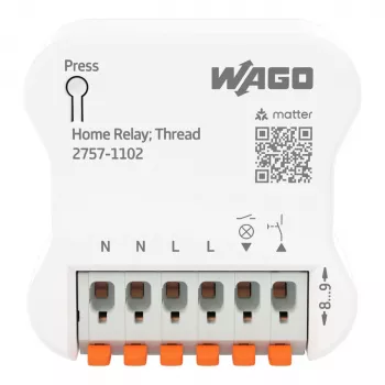 WAGO 2757-1102 ρελέ σπιτιού, 1DI/1DO, 16 A, λευκό