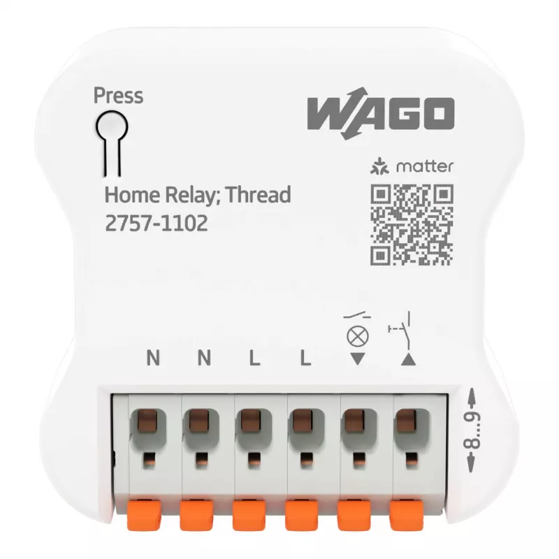 WAGO 2757-1102 ρελέ σπιτιού, 1DI/1DO, 16 A, λευκό