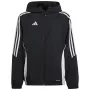 adidas Tiro 24 αθλητικό μπουφάν προπόνησης παιδικό μαύρο 152 cm