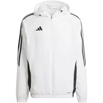 adidas Tiro 24 ανδρικό αθλητικό μπουφάν προπόνησης λευκό IM8808 μέγεθος S