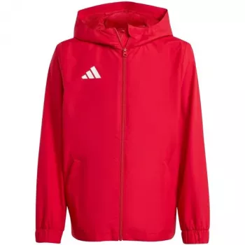 adidas Entrada 26 αδιάβροχο μπουφάν παιδικό unisex κόκκινο 152 cm