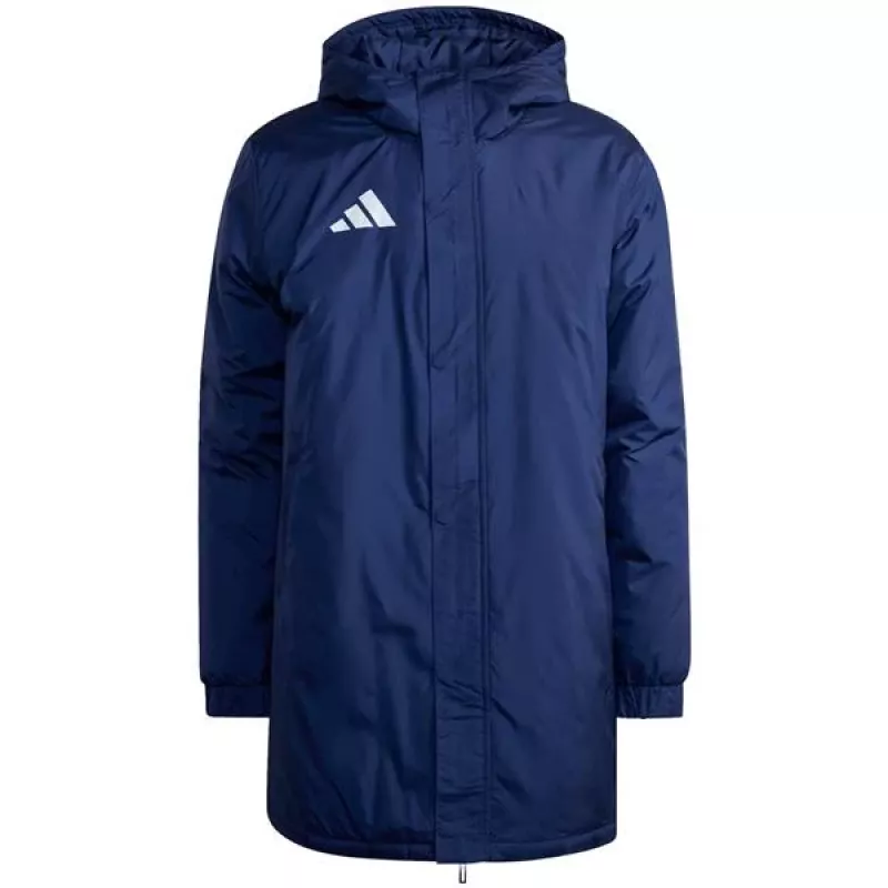 adidas Entrada 26 Stadium Jacket ανδρικό Navy ανακυκλωμένο πολυεστέρας Full Zip Hooded L