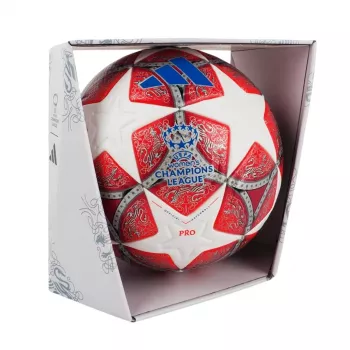 adidas UCL Women's 25/26 Final Pro ποδοσφαιρική μπάλα μέγεθος 5 κόκκινο/λευκό