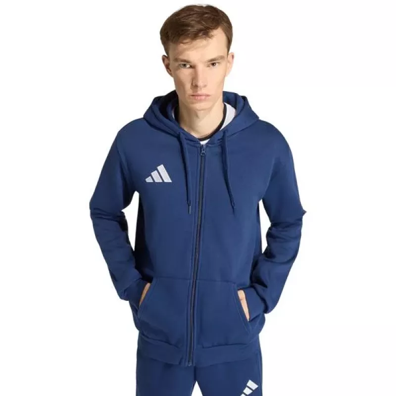 adidas ανδρικό Entrada 26 Full Zip Hoodie Navy M