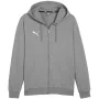 PUMA Team Goal Casuals Φούτερ με Κουκούλα Γκρι