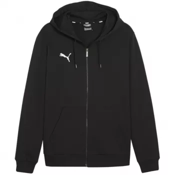 PUMA Team Goal Casuals Φούτερ με Κουκούλα Ανδρικό Μαύρο