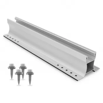 K2 Systems Home K2 2004596 MiniRail 60 Set - ράγα τοποθέτησης ηλιακών πάνελ αλουμινίου 600 mm για στέγες με τραπεζοειδή φύλλα