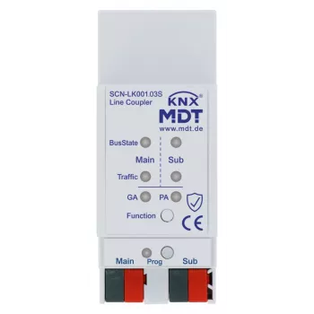 MDT SCN-LK001.03S ζεύκτης γραμμής/περιοχής KNX με Data Secure και λειτουργία Proxy