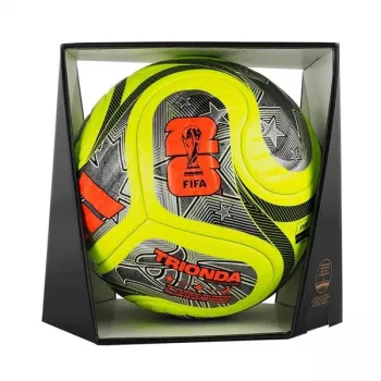 adidas World Cup 26 Trionda Pro χειμερινή μπάλα ποδοσφαίρου μέγεθος 5 πράσινο/μαύρο/ασημί JD8023