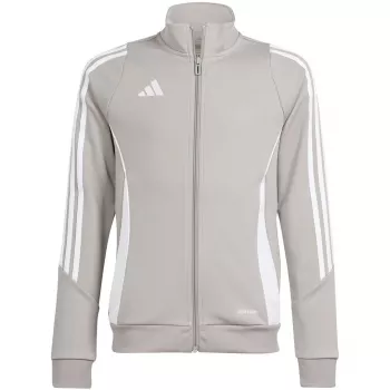 adidas Tiro 24 αθλητικό μπλουζάκι προπόνησης για παιδιά γκρι IR9508 152cm