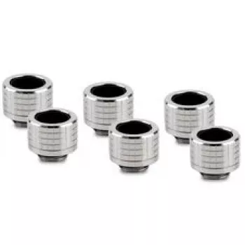 Thermal Grizzly DeltaMate Compression Fitting, ορείχαλκος - γυαλιστερό νικέλιο, HT14, συσκευασία 6 τεμ.