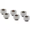 Thermal Grizzly DeltaMate Extension Fitting - MF10, γυαλιστερό νικέλιο, συσκευασία 6 τεμ.