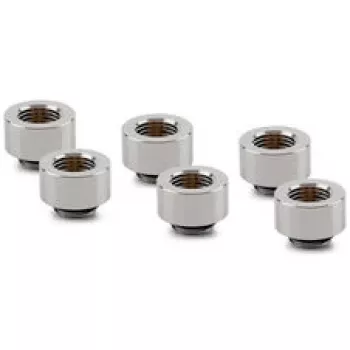 Thermal Grizzly DeltaMate Extension Fitting - MF10, γυαλιστερό νικέλιο, συσκευασία 6 τεμ.