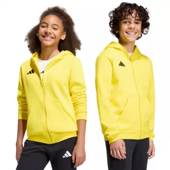 adidas Entrada 26 Full Zip Hoodie παιδικό κίτρινο 140cm