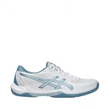Asics Gel-Rocket 12 ανδρικά παπούτσια κλειστού χώρου - λευκό/Deep Ocean - EU 44,5
