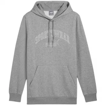 PUMA Essentials+ Logo LAB Gradient Hoodie - μεσαίο γκρι μελάζ - ανδρικό M