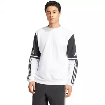 adidas Squadra 25 Sweat Crew Ανδρικό Sweatshirt Λευκό/Μαύρο 2XL