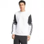 adidas Squadra 25 Sweat Crew Ανδρικό Sweatshirt Λευκό/Μαύρο 2XL