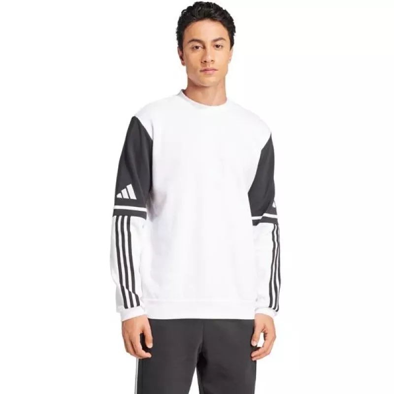 adidas Squadra 25 ανδρικό sweatshirt με κουκούλα Λευκό/Core Black μέγεθος L