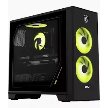 MSI Infinite S AI 2NVM5-006AT Desktop-PC, Intel Core Ultra 5 225F, 16GB DDR5, 1TB SSD, GeForce RTX 5060 Ti, Windows 11 Home, Μαύρο