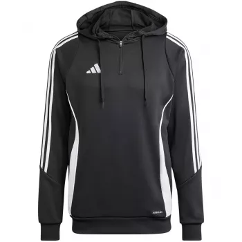 adidas Tiro 24 Training Hooded ανδρικό μπλούζα μαύρο IJ9957