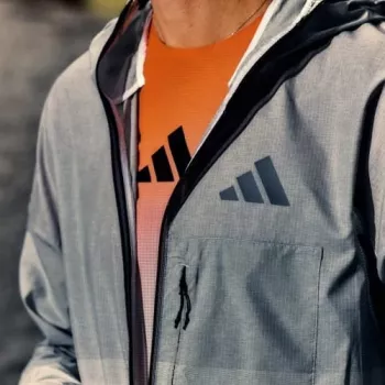 adidas TERREX Xperior CLIMA365 Light Windweave γυναικείο μπουφάν - μαύρο/λευκό, μέγεθος M