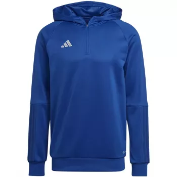 adidas Tiro 23 Competition φούτερ με κουκούλα Team Royal Blue/λευκό HU1349