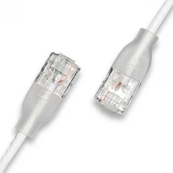 WANTEC eGlow UTP CAT6a καλώδιο patch, 0,5 m, λευκό
