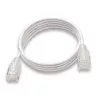 WANTEC eGlow UTP CAT6a καλώδιο patch, 0,5 m, λευκό