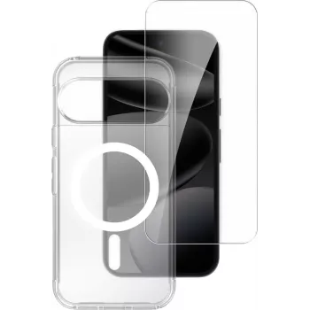 4smarts 360° Premium σετ προστασίας για Google Pixel 11 / 11 Pro – προστασία οθόνης από tempered glass & διάφανη θήκη TPU