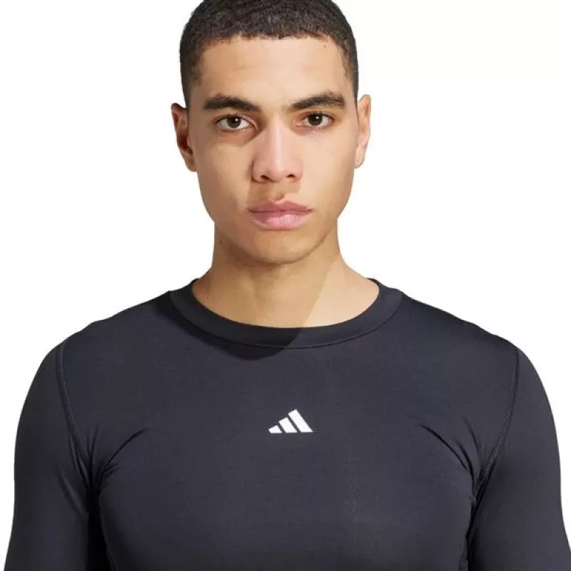 adidas Techfit μακρυμάνικο αθλητικό μπλουζάκι ανδρικό μαύρο S