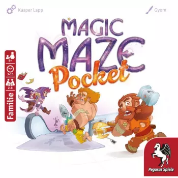 PEGASUS Magic Maze Pocket συνεργατικό παιχνίδι λαβυρίνθου πραγματικού χρόνου, 1-4 παίκτες, από 8 ετών, 15 λεπτά