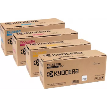 Kyocera Original TK-5345 σετ τόνερ 4 τεμ. μαύρο cyan magenta κίτρινο High Yield για ECOSYS M5526cdw/P5026cdw